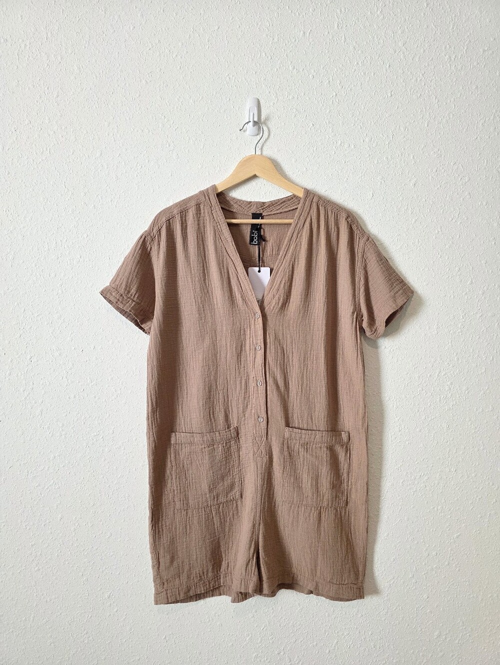 NEW Bobi Brown Cotton Gauze Romper S